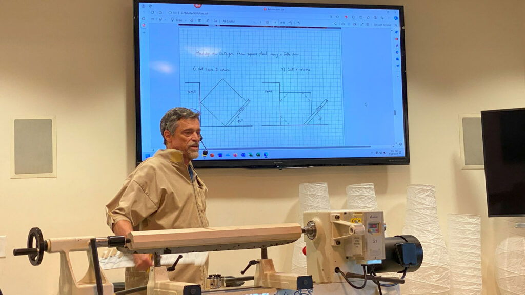 Claude shares his table saw trick for rounding squares