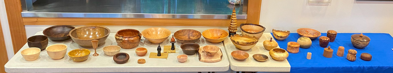 Woodturning projects during WBW meeting on April 17, 2024