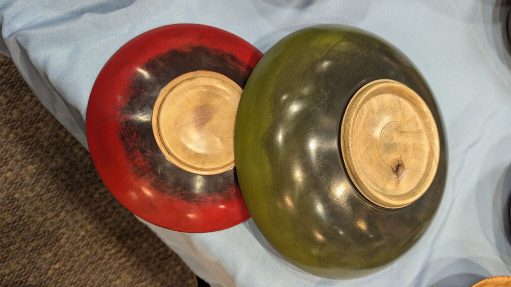 Dyed Bowls by Chip Krausekopf