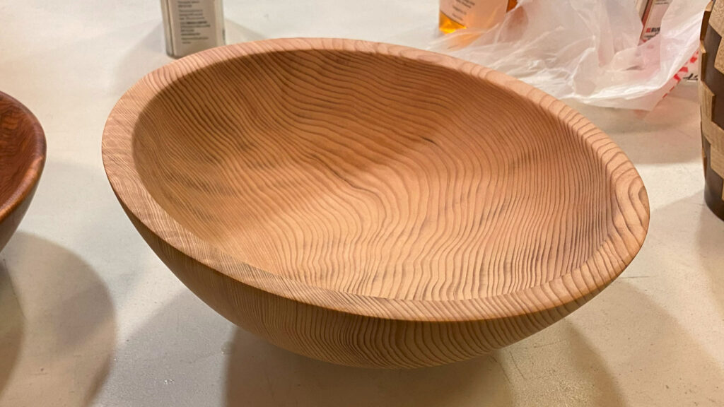 Bowl with no finish